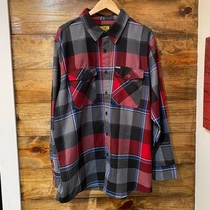 Dixxon Flannel Co Original “Plissken” Long Sleeve Flannel Sz 3XL w/ Buttons